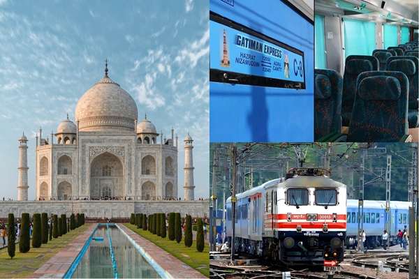 tajmahal tour by train